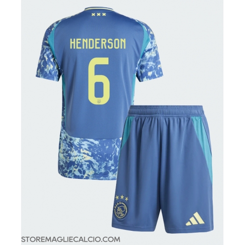 Ajax Jordan Henderson #6 Maglia Gara Trasferta Repliche 2024-25 Bambino Maniche Corte Ajax Jordan Henderson #6 Maglia Gara Trasferta Repliche 2024-25 Bambino Maniche Corte